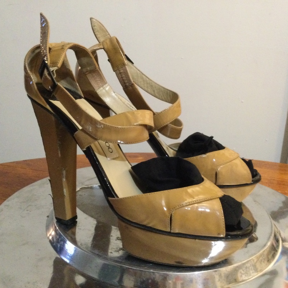 Jimmy Choo vintage high heels.